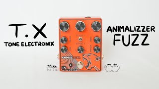 Video thumbnail for T.X Tone Electronix Animalizzer | Germanium, Silicon, LED and OPEN (no clipping diodes) FUZZ DEMO! by Pair of Pandas