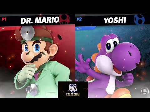 Divine (Dr. Mario) vs PZZ (Yoshi, Bowser) - Losers Top 8 Qualifier - WGAC #119