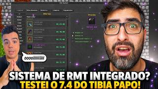 FUI CONHECER O SERVIDOR 7.4 DO TIBIA PAPO!