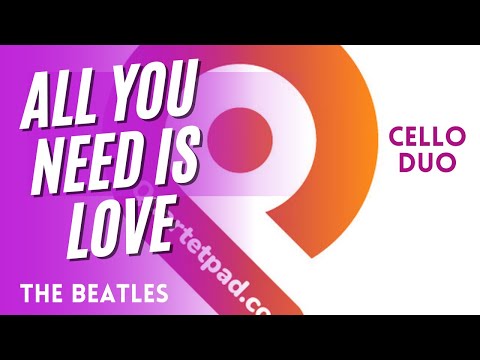 All You Need Is Love for Cello Duet