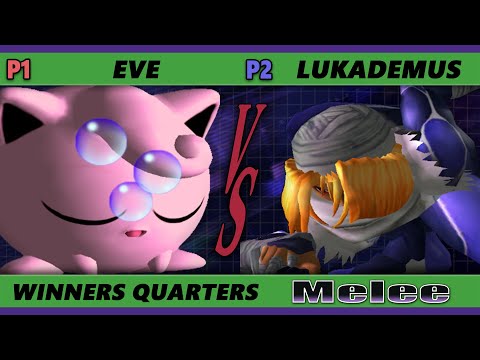 S@X 424 Winners Quarters - Lukademus (Sheik) Vs. eve (Jigglypuff) Smash Melee - SSBM