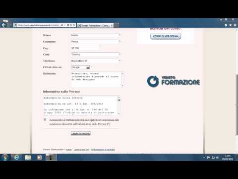 Inviare dati tramite form