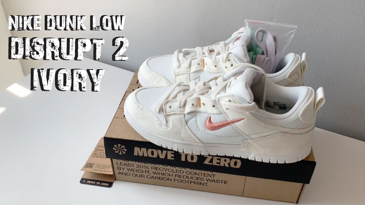 Watch video Dunk Low Disrupt 2 Ivory Now Dunk Low Disrupt 2 Ivory