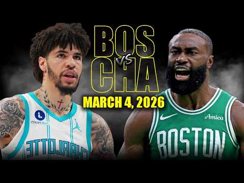 Boston Celtics vs Charlotte Hornets Full Game Highlights – March 4, 2026 | NBA Season