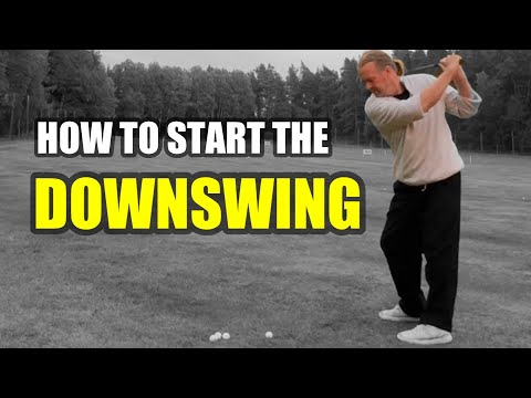 How to start the down swing in balance with rotation…