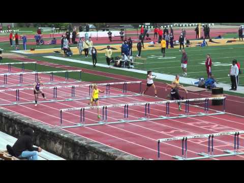 2012 ESU Relays - Women's 100M Hurdles (Prelim, Heat 4)