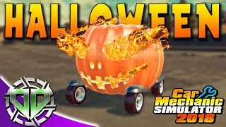 Car Mechanic Simulator 2018 : Tuning DLC!  Halloween Pumpkin Car & More Loot! (PC Let's Play)