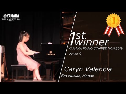 1st Winner Junior C Yamaha Piano Competition 2019 - Caryn Valencia - Era Musika, Medan