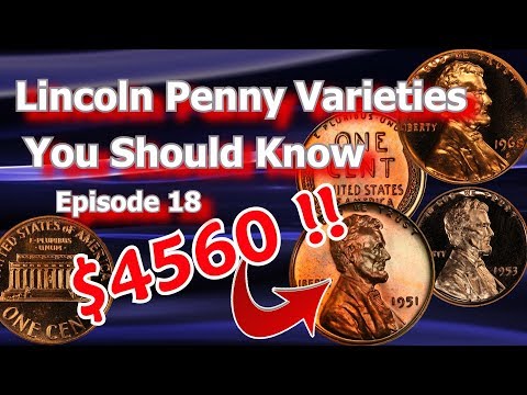 Lincoln Penny Varieties You Should Know Ep.19 - 1951, 195, 1968 and What They May Be Worth