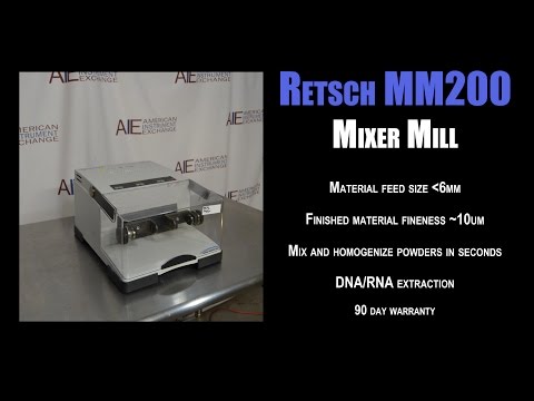 Retsch MM200 mixer mill (3519L MILL)