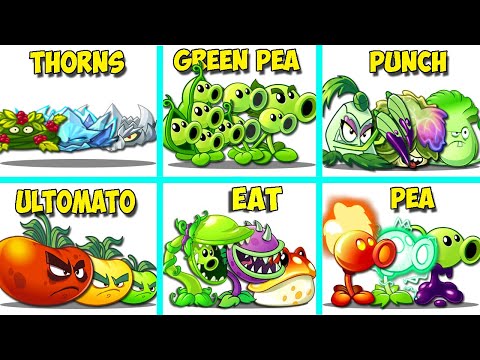 Super Team Plants VS Team Zombie - Who 's Strongest? - PvZ 2 Plant VS Plant