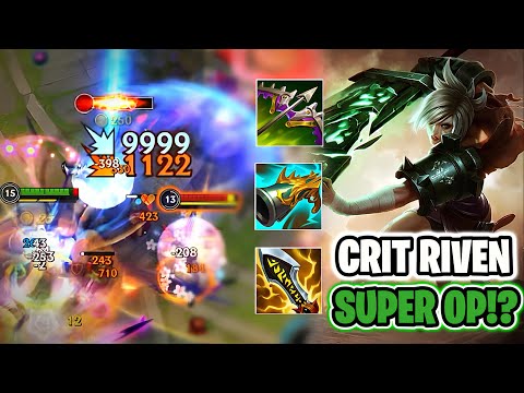 This FULL CRIT Riven Build Brokes Her Too Much! Wild Rift Riven 