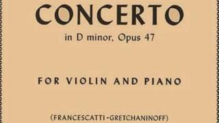 Sibelius Violin Concerto in d minor and Meditation from Thais