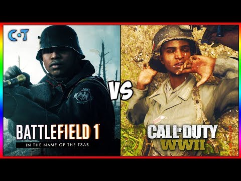 COD WW2 vs BF1 Gameplay & Graphics