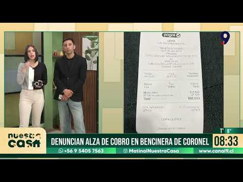 Automovilista denuncia alza anticipada de combustibles en bencinera de Coronel