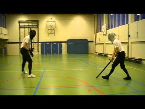 Johan vs. Kevin - training sword