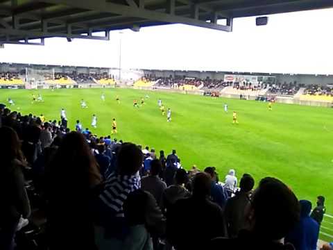 Final del partido en Lepe: San Roque, 1 - Recreativo, 1