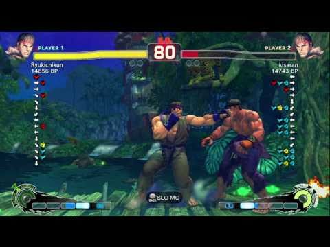 Ryukichikun [Ryu] vs kisaran [Ryu] SSF4 Japanese Online Ranked Matches - TRUE-HD