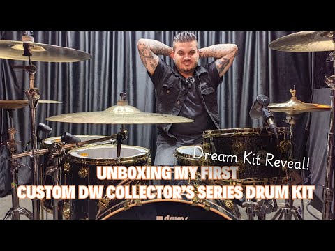 Unboxing My First Custom DW Collector’s Series Drum Kit | Dream Kit Reveal!