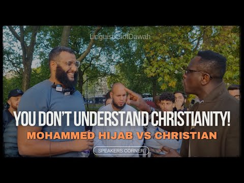 Mohammed Hijab vs Christian | YOU DON’T UNDERSTAND CHRISTIANITY | Speakers Corner