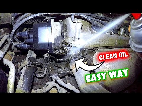 Quick OIL clean off ENGINE BLOCK