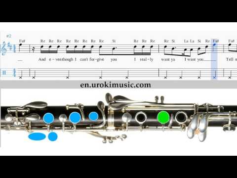 How to Play Clarinet Ariana Grande Problem Melody School Learn Class Course Tutorial Sheet Music Tab