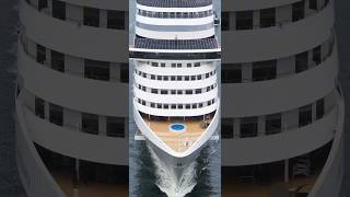 MSC PREZIOSA Santos ship navio cruzeiro o maior  @cruzeiros2025 cruise  #drone #google  #shorts
