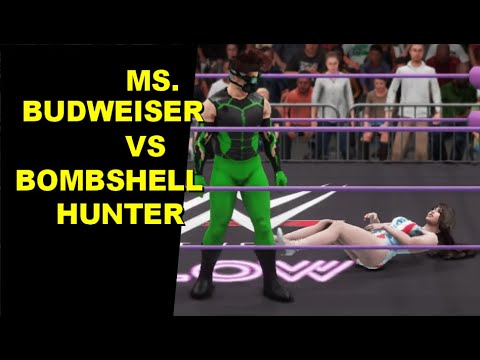 GLOW 1985 Ms. Budweiser vs Bombshell Hunter - Mixed Knockout Match