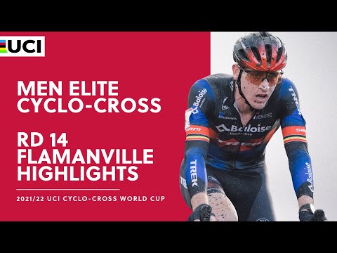 Велоспорт Round 14 — Men Elite Highlights | 2021/22 UCI CX World Cup — Flamanville