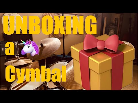 UNBOXING a 🦄 Cymbal‼️