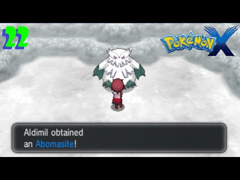 Frost Cavern , Abomasite Location #22 | Pokemon X Walkthrough