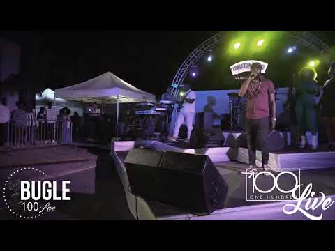 Bugle Surprise Shuga on Stage During Her 100 Live Performance