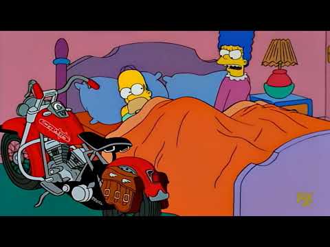 Ya cálmate, trata de ignorar a esta vieja mugrosa -Los Simpson-
