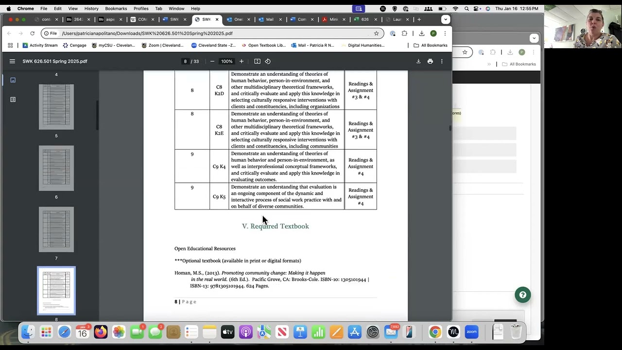 SWK 626 Rubric/Final Assignment update