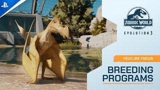 Jurassic World Evolution 3 - Breeding Programs Trailer