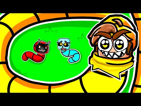 We Became THE BIGGEST WORMS in SLITHER.IO