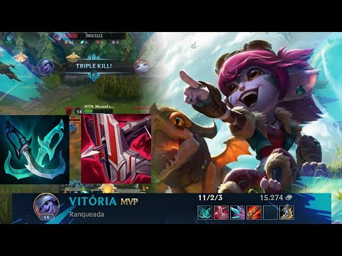 GAMEPLAY DE TRISTANA TOP VS VAYNE TOP🥋 WILD RIFT TRISTANA