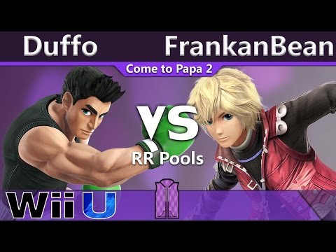Duffo (Little Mac) vs. FrankanBean (Shulk) - Wii U RR Pools - CTP2