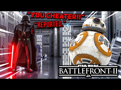 SALTY PLAYER CALLS ME A CHEATER After I DESTROY THEM In Star Wars Battlefront 2! (Battlefront 2)