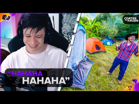 ARUAN REAGE: FIZ INVEJA PARA MEUS AMIGOS COM A MINHA BARRACA DE LUXO NO ACAMPAMENTO (RENATO GARCIA)