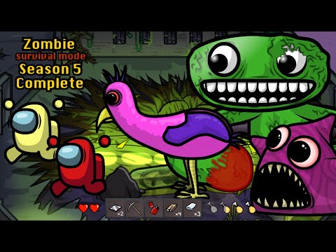 Season 5 Complete - Survival Mode 🛠 Garten of Banban Among Us Zombie