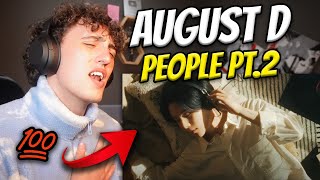 Download lagu South African Reacts To Agust D '사람 Pt.2 (feat. 아이유)'  MV | FIRST TIME HEARING IU !!! mp3