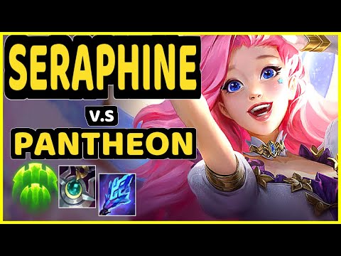 LEHENDS (SERAPHINE) vs PANTHEON - BOTTOM SUPPORT GAMEPLAY - KR Ranked GRANDMASTER