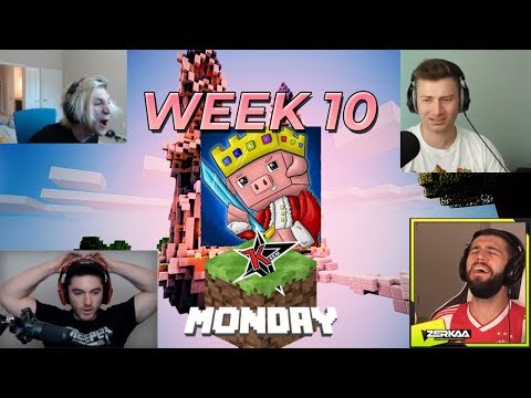 Youtubers react to Technoblade winning in Minecraft Monday week 10