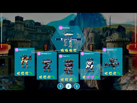 War Robots: Best 5 TIER 3 Robots | Fury, Weyland, Nemesis, Bulwark, Falcon | WR Gameplay