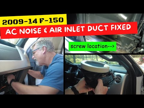 2009-14 F-150 AC Fan Noise and Fix For Air Inlet Duct