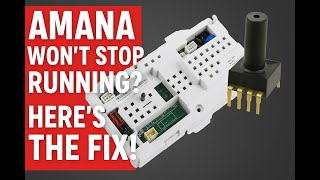 Washer Drain Pump Runs Constantly? Fix This Pressure Sensor Problem