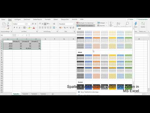 Microsoft Excel: Alles rund um Spalten, Zeilen, Zellen & Arbeitblätter – ein Überblick!
