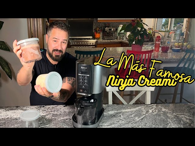 Vídeo relacionado con Ninja CREAMi Scoop & Swirl máquina de helados y máquina de yogurt helado con 2 tarrinas, 13 funciones, prepara helado, helado cremoso, gelato, sorbete, batido y más, opción de extras, Plata, NC701EU