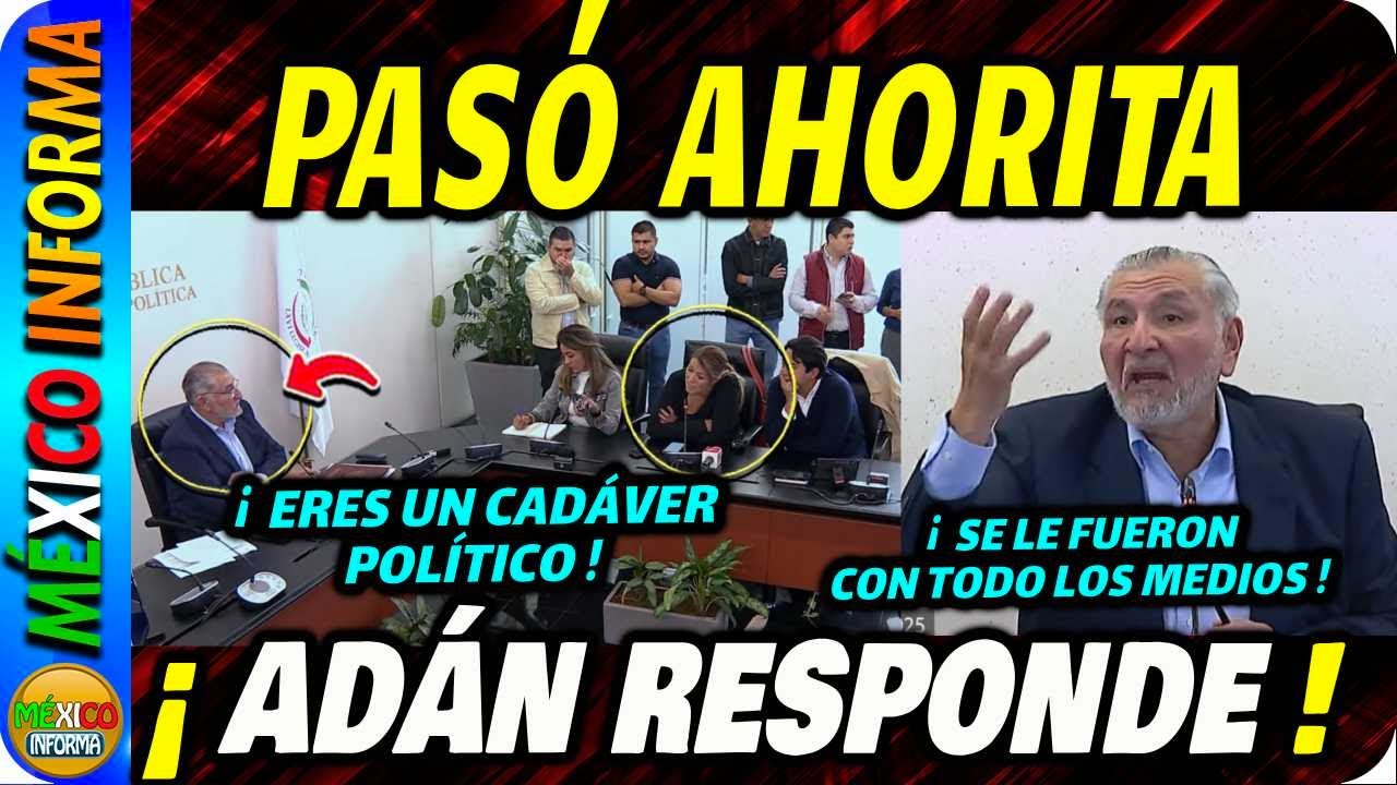 PASÓ AHORITA: LE DICEN A ADÁN AUGUSTO ¿QUÉ SI ES UN CADÁVER POLÍTICO? ASÍ LE RESPONDIÓ A LA PRENSA.